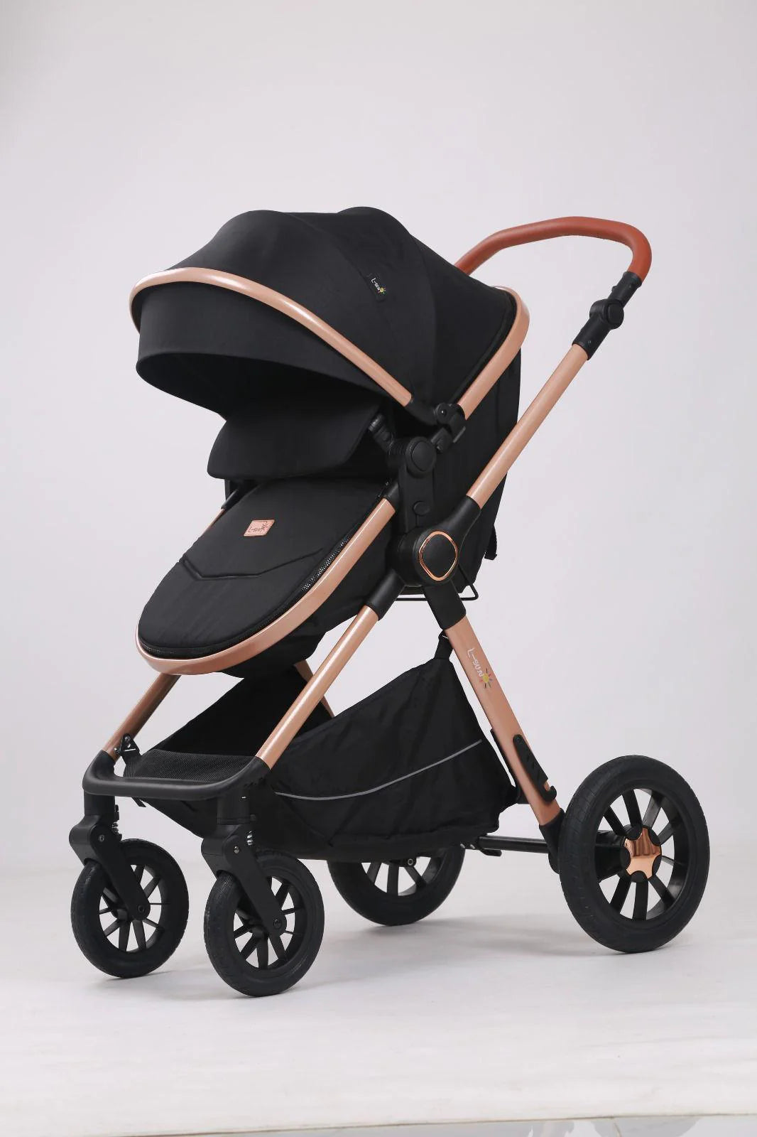 Carucior L-Sun Marina 3 in 1 NEGRU