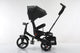 Tricicleta multifunctionala, L-Sun Star, Ansamblu muzica si lumini led, Gentuta mamici, Coș jucarii, NEGRU