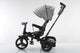 Tricicleta multifunctionala, L-Sun Star, Ansamblu muzica si lumini led, Gentuta mamici, Coș jucarii, GRI