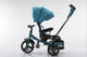 Tricicleta multifunctionala, L-Sun Star, Ansamblu muzica si lumini led, Gentuta mamici, Coș jucarii, VERDE