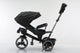 Tricicleta multifunctionala, L-Sun Spring, Ansamblu muzica si lumini led, Gentuta mamici, Coș jucarii fata/spate, NEGRU