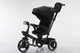 Tricicleta multifunctionala, L-Sun Spring, Ansamblu muzica si lumini led, Gentuta mamici, Coș jucarii fata/spate, NEGRU