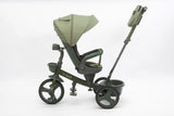 Tricicleta multifunctionala L-Sun BabyRelax VERDE - cadru VERDE