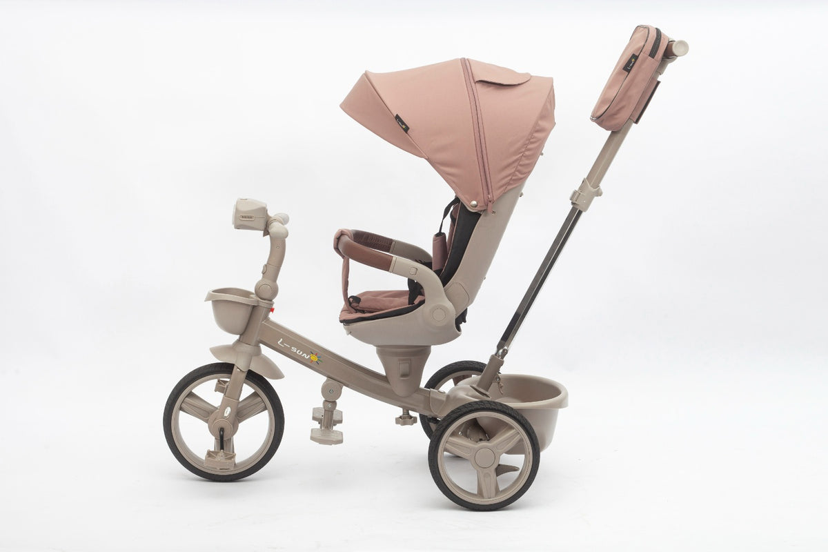 Tricicleta multifunctionala L-Sun BabyRelax ROZ