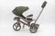 Tricicleta multifunctionala L-Sun BabyRelax VERDE - cadru BEJ