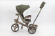 Tricicleta multifunctionala L-Sun BabyRelax VERDE - cadru BEJ