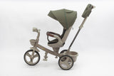 Tricicleta multifunctionala L-Sun BabyRelax VERDE - cadru BEJ