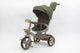 Tricicleta multifunctionala L-Sun BabyRelax VERDE - cadru BEJ