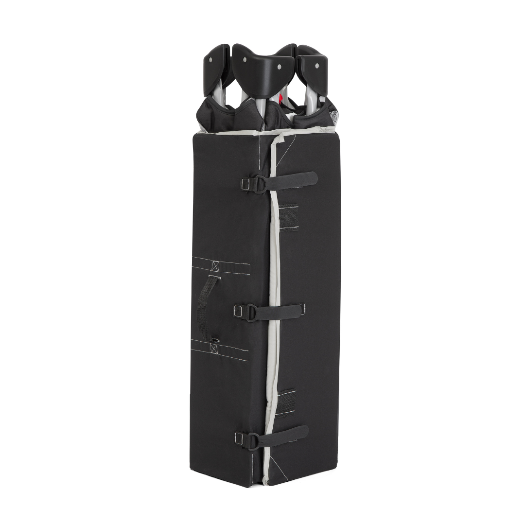 Joie - Patut pliant cu 2 niveluri Allura 120 cm, Black Ink - gogobaby.ro