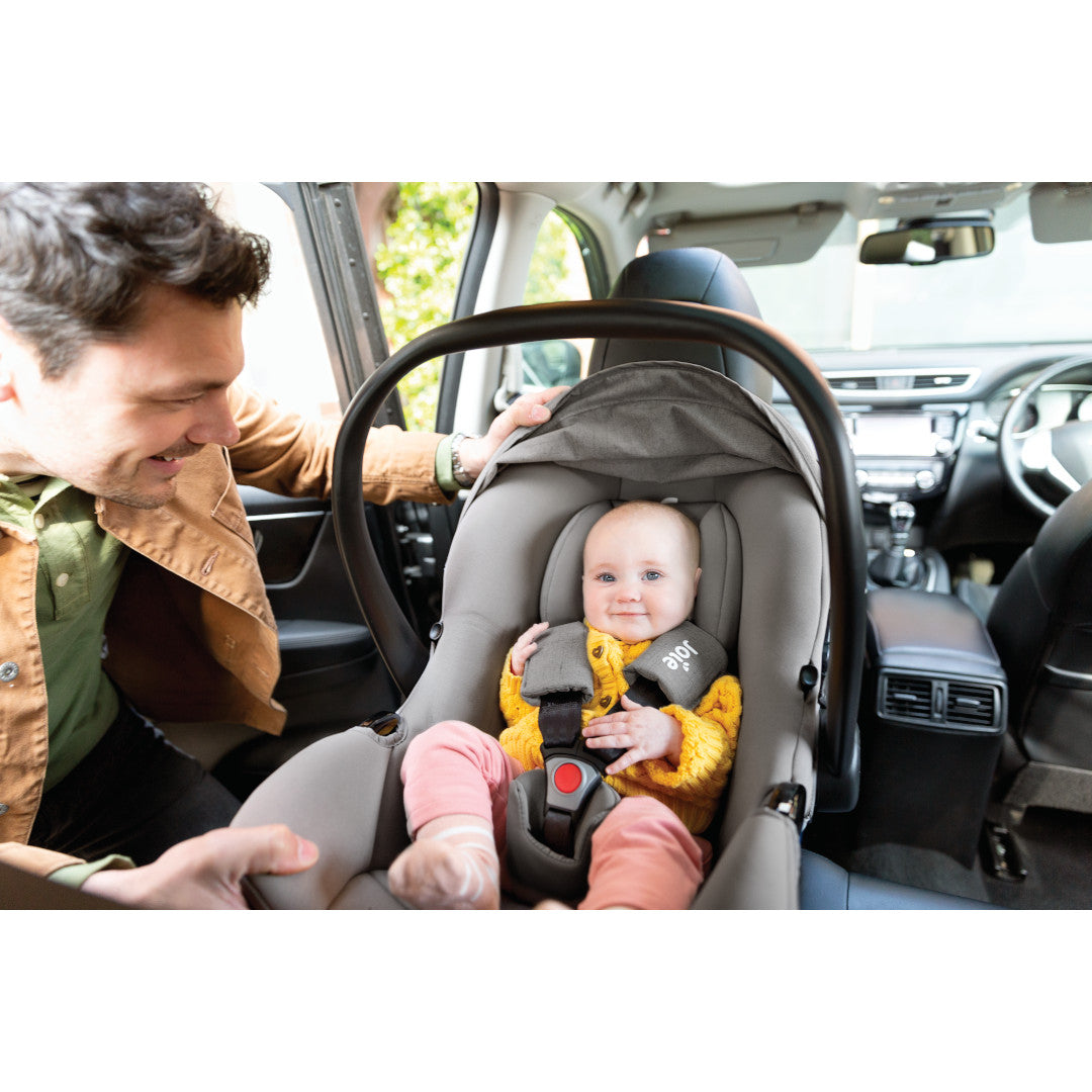 Joie - Scoica auto i-Snug 2 cu tetiera reglabila, 40-75 cm, Moonlight, testata ADAC si certificata R129 - gogobaby.ro