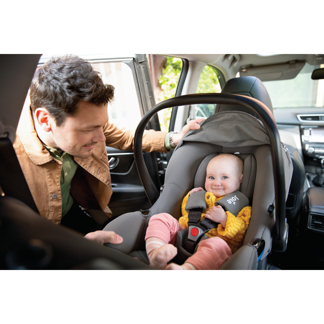 Joie - Scoica auto i-Snug 2 cu tetiera reglabila, 40-75 cm, Moonlight, testata ADAC si certificata R129 - gogobaby.ro