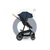 Carucior 3 in 1, Lionelo, Amber, Cadru aluminiu, Cu landou intarit si salteluta moale, Cu scoica auto testata ADAC, Reversibil, Cu accesorii, Geanta parinti, Pana la 22 kg, EN1888-1 EN1888-2 EN1466 ECE R129, Albastru