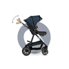 Carucior 3 in 1, Lionelo, Amber, Cadru aluminiu, Cu landou intarit si salteluta moale, Cu scoica auto testata ADAC, Reversibil, Cu accesorii, Geanta parinti, Pana la 22 kg, EN1888-1 EN1888-2 EN1466 ECE R129, Albastru