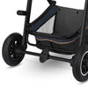 Carucior 3 in 1, Lionelo, Amber, Cadru aluminiu, Cu landou intarit si salteluta moale, Cu scoica auto testata ADAC, Reversibil, Cu accesorii, Geanta parinti, Pana la 22 kg, EN1888-1 EN1888-2 EN1466 ECE R129, Albastru