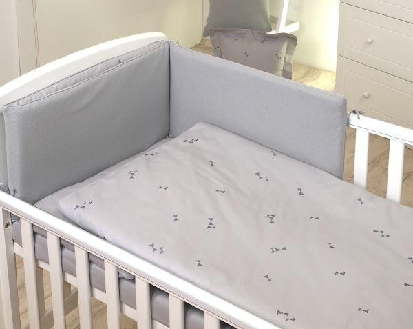 Jolie - Lenjerie 3 Piese Pure Grey, 120*60CM - gogobaby.ro