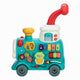 Antemergator 5 in 1 Magic Train, Free2Move, Cu diverse activitati de joaca, Panou Educational, Efecte sonore si luminoase, Green
