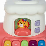 Antemergator 5 in 1 Magic Train, Free2Move, Cu diverse activitati de joaca, Panou Educational, Efecte sonore si luminoase, Pink