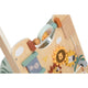 Antepremergator, Free2Play, My First Steps, Cu multiple activitati, Din lemn, , 31.8 x 26.5 x45.5 cm, Safari, Conform cu standardele europene EN71-1;2018, EN71-2:2020, EN71-3:2021