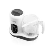Aparat de gatit, Lionelo, BabyMenu, 5 in 1, Cu gatire la abur, dezghetare, amestecare, incalzire, sterilizare, Cu recipient din tritan, Alb