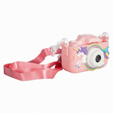 Aparat foto digital pentru copii, Free2Play, Cu functie selfie, Cadre distractive, Cu 6 filtre, Unicorn