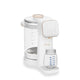 Aparat pentru incalzirea si declorizare apei, Lionelo, Babypresto 2.0, Pentru lapte parf, Lampa UV, Rezervor 3l, Lumina de noapte, Dozare 30- 300 ml, 1200 W, Afisaj digital, Alb