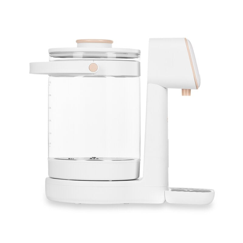 Aparat pentru incalzirea si declorizare apei, Lionelo, Babypresto 2.0, Pentru lapte parf, Lampa UV, Rezervor 3l, Lumina de noapte, Dozare 30- 300 ml, 1200 W, Afisaj digital, Alb