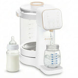 Aparat pentru incalzirea si declorizare apei, Lionelo, Babypresto 2.0, Pentru lapte parf, Lampa UV, Rezervor 3l, Lumina de noapte, Dozare 30- 300 ml, 1200 W, Afisaj digital, Alb