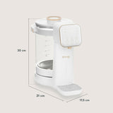Aparat pentru incalzirea si declorizare apei, Lionelo, Babypresto 2.0, Pentru lapte parf, Lampa UV, Rezervor 3l, Lumina de noapte, Dozare 30- 300 ml, 1200 W, Afisaj digital, Alb