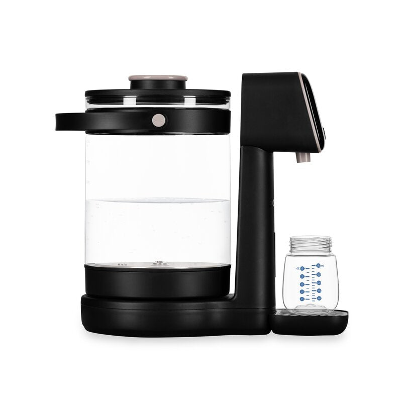 Aparat pentru incalzirea si declorizarea apei, Lionelo, Babypresto 2.0, Pentru lapte parf, Lampa UV, Rezervor 3l, Lumina de noapte, Dozare 30- 300 ml, 1200 W, Afisaj digital, Negru