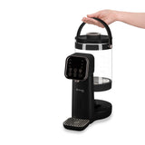 Aparat pentru incalzirea si declorizarea apei, Lionelo, Babypresto 2.0, Pentru lapte parf, Lampa UV, Rezervor 3l, Lumina de noapte, Dozare 30- 300 ml, 1200 W, Afisaj digital, Negru