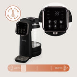 Aparat pentru incalzirea si declorizarea apei, Lionelo, Babypresto 2.0, Pentru lapte parf, Lampa UV, Rezervor 3l, Lumina de noapte, Dozare 30- 300 ml, 1200 W, Afisaj digital, Negru