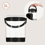 Aparat pentru incalzirea si declorizarea apei, Lionelo, Babypresto 2.0, Pentru lapte parf, Lampa UV, Rezervor 3l, Lumina de noapte, Dozare 30- 300 ml, 1200 W, Afisaj digital, Negru