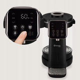 Aparat pentru incalzirea si declorizarea apei, Lionelo, Babypresto 2.0, Pentru lapte parf, Lampa UV, Rezervor 3l, Lumina de noapte, Dozare 30- 300 ml, 1200 W, Afisaj digital, Negru