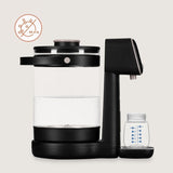 Aparat pentru incalzirea si declorizarea apei, Lionelo, Babypresto 2.0, Pentru lapte parf, Lampa UV, Rezervor 3l, Lumina de noapte, Dozare 30- 300 ml, 1200 W, Afisaj digital, Negru
