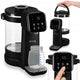 Aparat pentru incalzirea si declorizarea apei, Lionelo, Babypresto 2.0, Pentru lapte parf, Lampa UV, Rezervor 3l, Lumina de noapte, Dozare 30- 300 ml, 1200 W, Afisaj digital, Negru