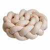 Protectie laterala, Pentru patut, Lungime 240 cm, Tip Bumper impletit, Utilizabil si ca baby nest, Din tricot, Beige, YappyKids, YappyGum