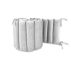 Aparatoare pentru patut, MimiNu, Tip panou, Pentru patut, Lungime 180 cm, Din catifea, Grey