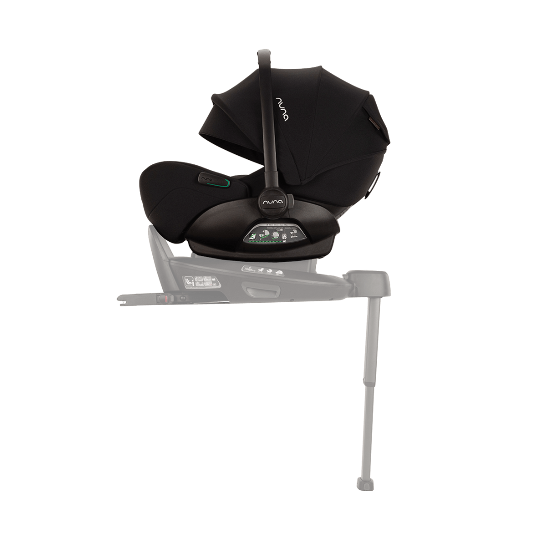 Nuna - Scoica auto cu functie de recline ARRA flex Caviar, nastere-87 cm, testata ADAC si certificata R129