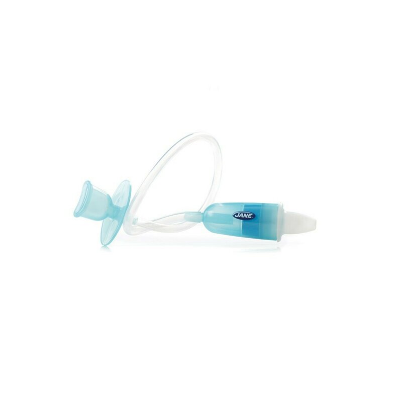 Aspirator nazal, Jane, Manual, Pentru copii, Cu filtru dublu detasabil si lavabil, 0 luni+, Albastru - gogobaby.ro