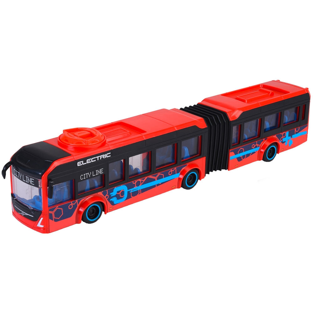 Autobuz Dickie Toys Volvo City Bus 40 cm rosu - gogobaby.ro