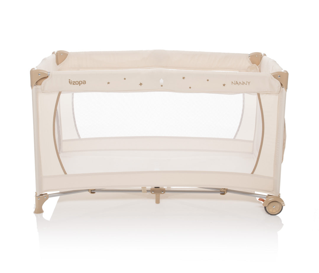 ZOPA - Patut pliant 2 nivele Nanny Animal Beige - gogobaby.ro