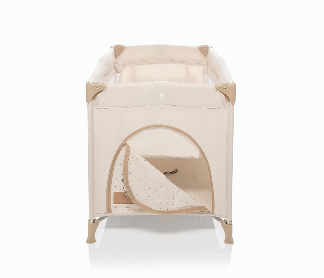ZOPA - Patut pliant 2 nivele Nanny Animal Beige - gogobaby.ro