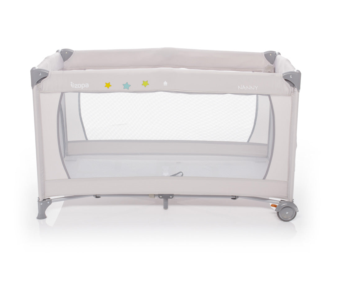 ZOPA - Patut pliant 2 nivele Nanny Griffin Grey - gogobaby.ro