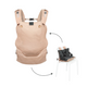 Babymoov - Moov & Boost Sistem de purtare transformabil in Booster, creat in colaborare cu medici kinetoterapeuti, Bej