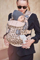 BabyBjorn - Marsupiu anatomic One, cu pozitii multiple de purtare Beige/Leopard Bumbac - Editie Limitata