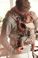 BabyBjorn - Marsupiu anatomic One, cu pozitii multiple de purtare Beige/Leopard Bumbac - Editie Limitata