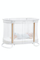 BabyBjorn - Patut reglabil pe inaltime din mesh, Alb