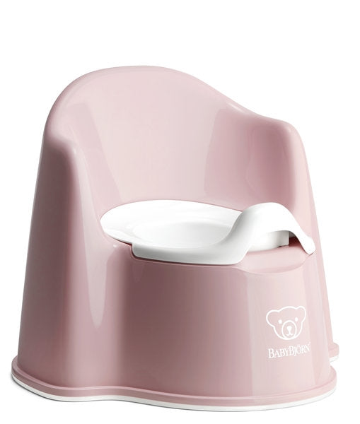 BabyBjorn - Olita cu protectie spate Pottty Chair Powder Pink - gogobaby.ro