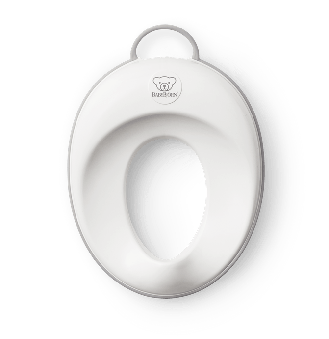 BabyBjorn - Reductor pentru toaleta Toilet Training Seat White/Grey