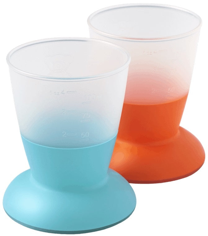 BabyBjorn - Set Pahare pentru bebe (2 buc), Orange - gogobaby.ro
